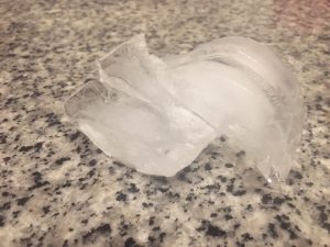 Crescent-Shaped Ice Cubes