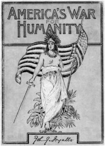 The cover of americas war for humanity