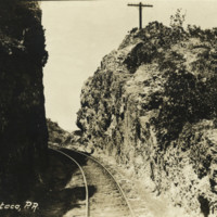 American Railroad Company railway cut near Guajataca, PR