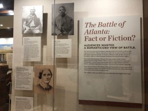 Display from The 360 Cyclorama Exhibit. Atlanta History Center.