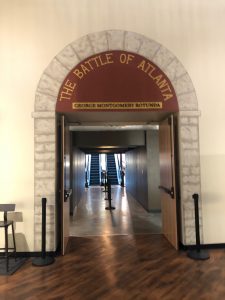 Entrance to Cyclorama Rotunda. Atlanta History Center.